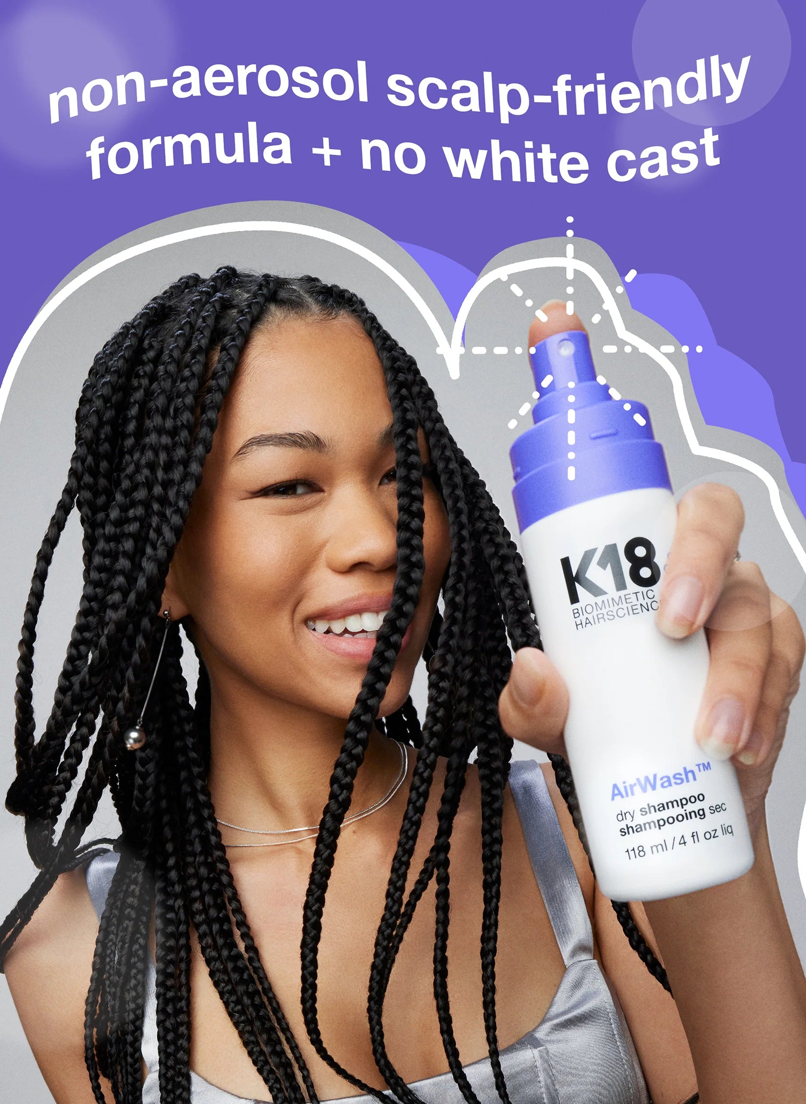 K18 AirWash Dry Shampoo 47ml