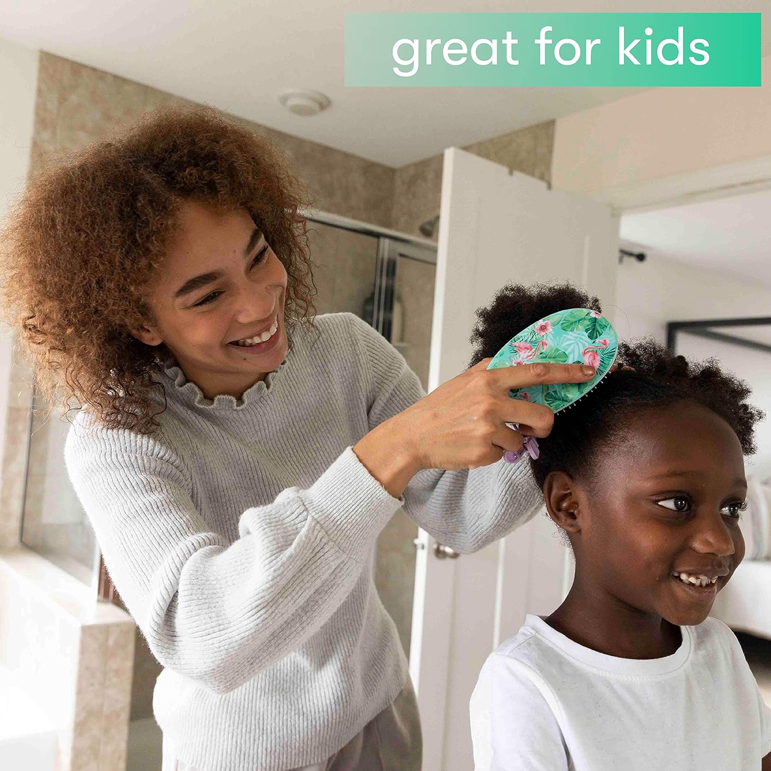 Framar Tropic Vibes Let's FlaminGO Detangling Brush - Green