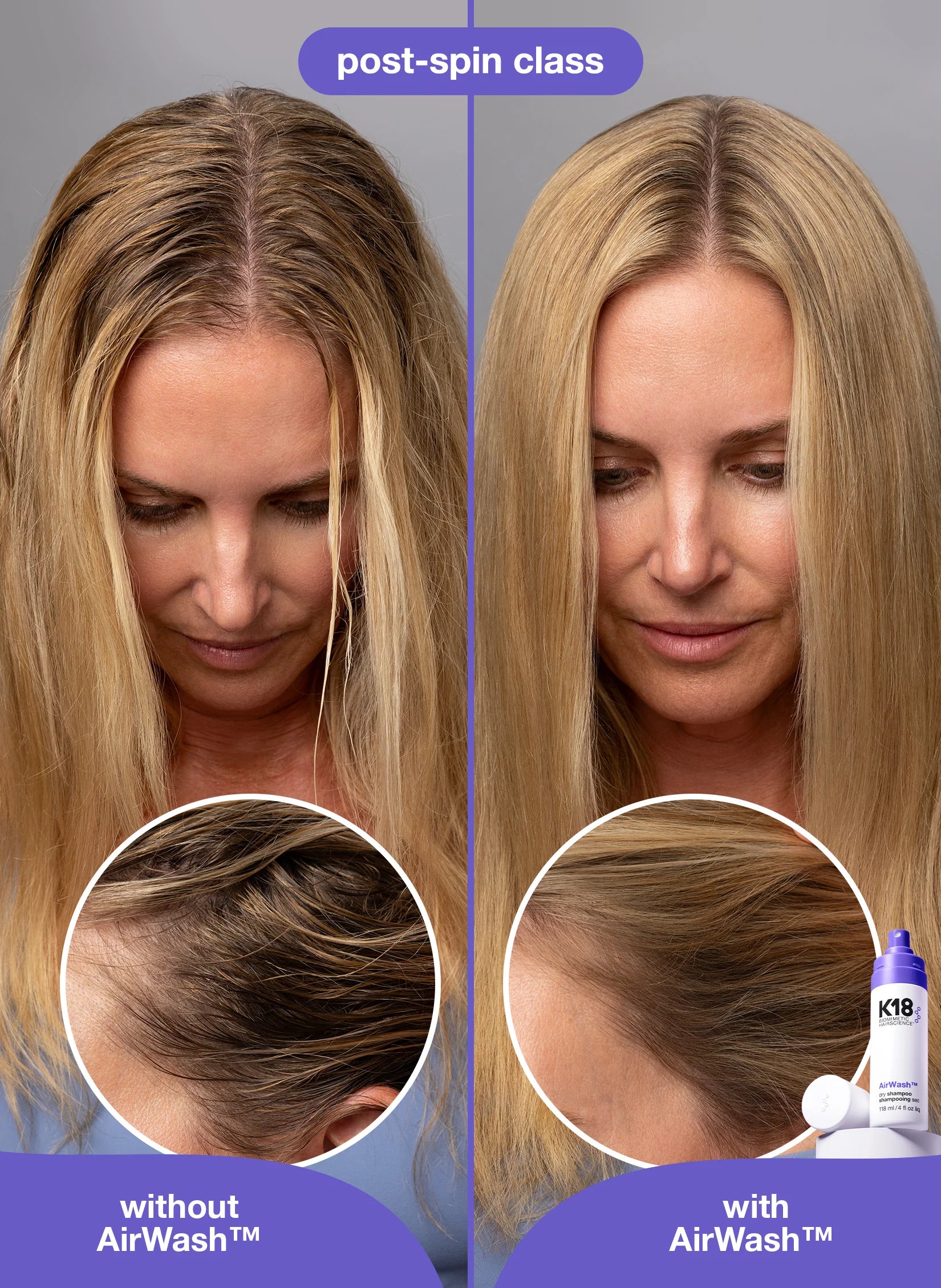 K18 AirWash Dry Shampoo 47ml