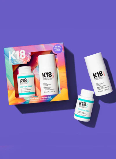 K18 Prep (53ml) + Repair (50ml) at Home Duo Kit